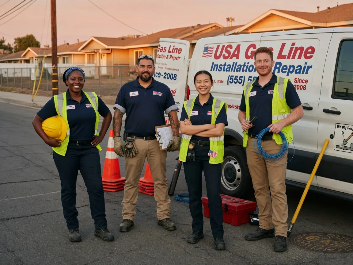 Gas Line Installation company in Oak, NE